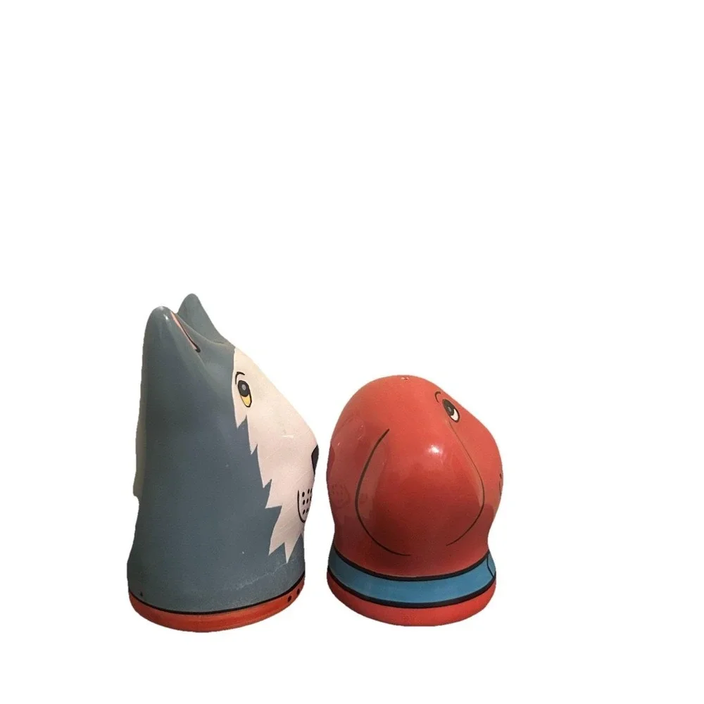 DOGZILLA Chef Dogs Ceramic Salt &‎ Pepper Shakers Set~Candace Reiter Designs